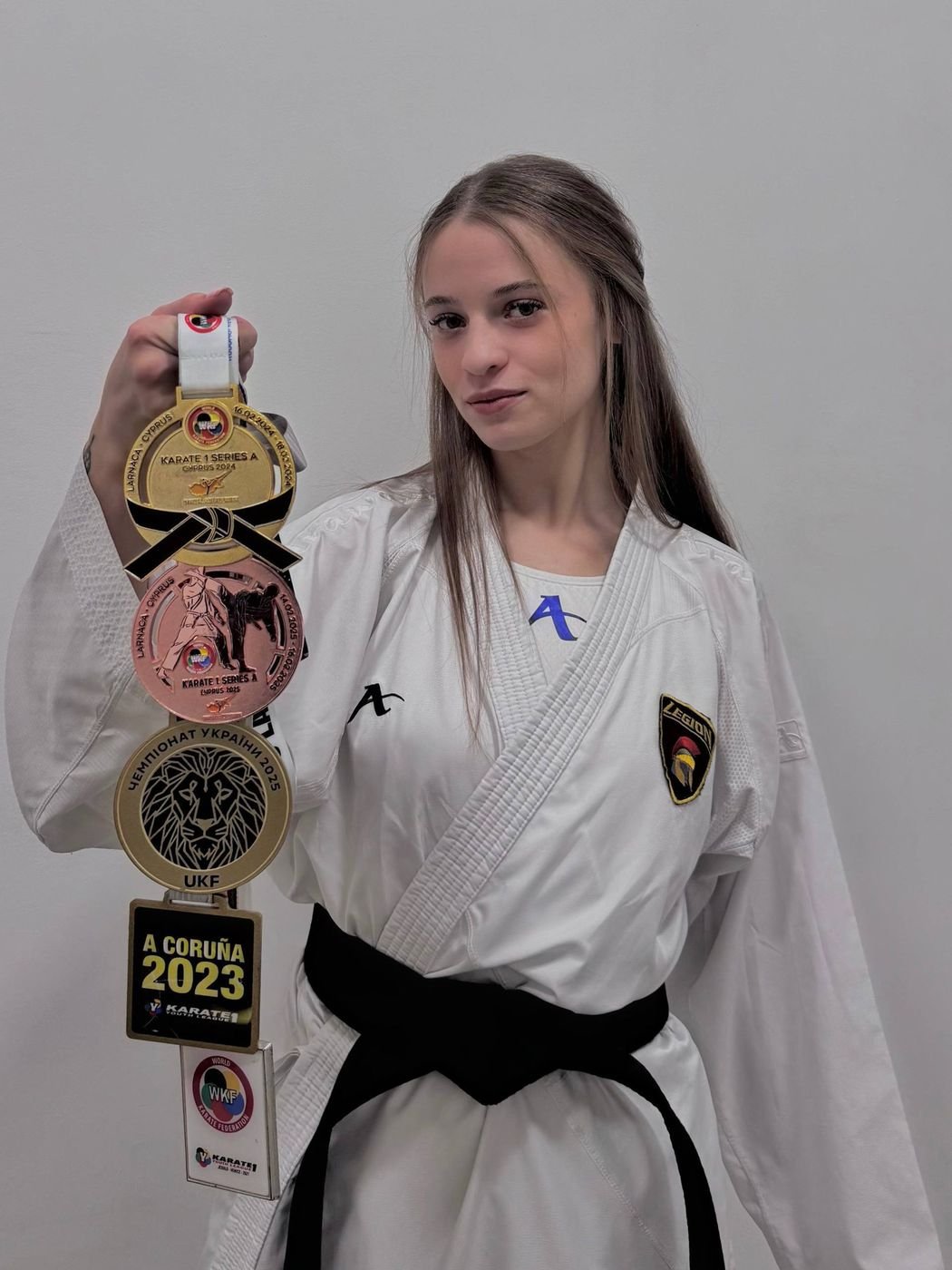Дарія з медалями Series A Кіпр 2024 і 2025, чемпіонату України 2025 та Youth League